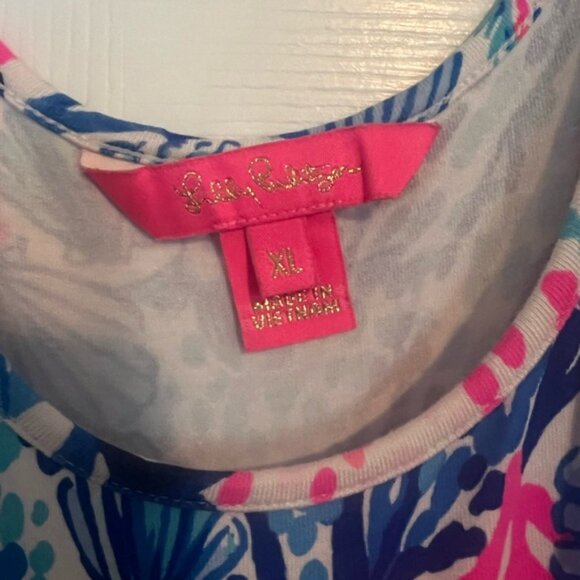 Lilly Pulitzer Jarrett Romper in sway with me pattern, Size XL - Picture 2 of 6